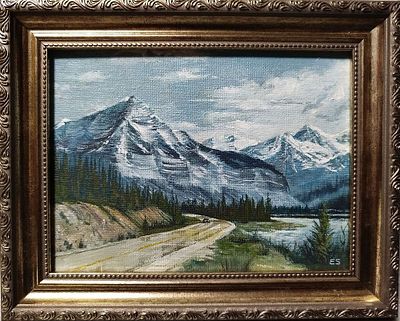 Сапрыкина Елена - Дорога в горах. Холст, масло, 15х20Художник, дизайнер и немножко инженер. Сейчас 