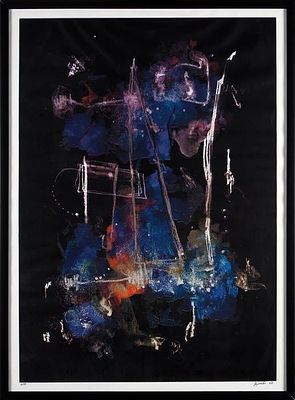 Куняев Николай (byёк, NЁК) - Из цикла &laquo;Пусковая кампания&raquo;. Бумага, шелкография, 85&times;62 см. 1/10. 