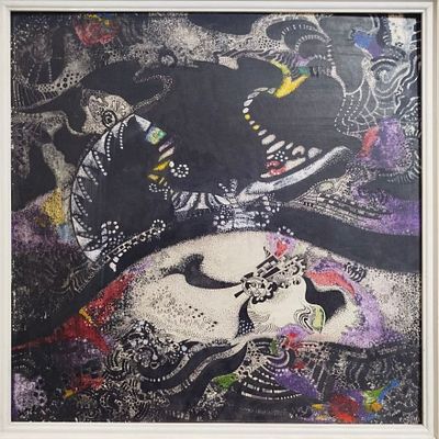 Федоров Георгий ( Barmaley) - Абстрактная композиция. Картон, цветные карандаши, 40х40 
Barmaley 