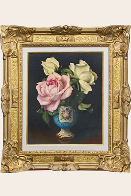 Клестова Ирина Борисовна - Натюрморт. Картон, масло, 40х33смВ восемнадцатилетнем возрасте Ирина 