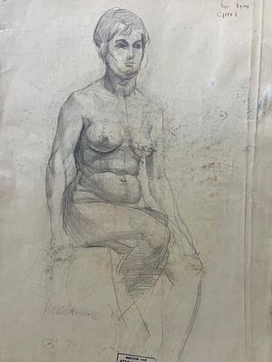 Санин Игорь - Наброски натурщиков. Бумага, карандаш, 60х43смБумага, карандаш, 59х42смБумага 