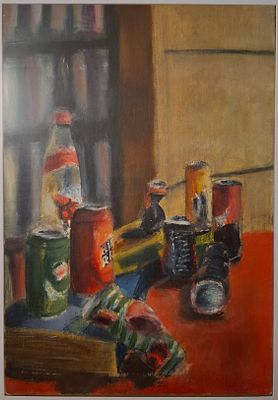 Федоров Кирилл - Банки. 20х30, холст на картоне, масло, 2023