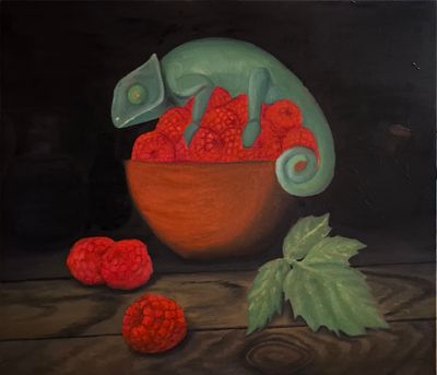 Федорова Римма - Хамеллион. 60х70, холст, масло, 2025