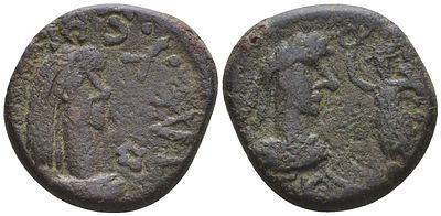 Боспорское Царство, Пантикапей статер 325-326 (артикул AUC2-8-23). Рискупорид V, бюст царя/бюст