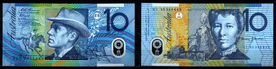 Австралия 10 долларов 1993 (артикул 8608-23-3-1). Pick 52 a полимер UNC (пресс)