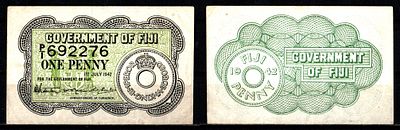Фиджи 1 пенни 1942 (артикул 8608-1-1-2). Pick 47 бумага