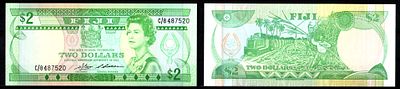 Фиджи 2 доллара ND (1983) (артикул 8608-15-1-1). Pick 82 бумага UNC (пресс)