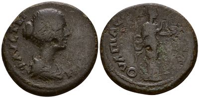 Римская Империя, Провинция Фракия, Павталия AE 161 - 176 (артикул 1100-8-24). Фаустина Младшая 