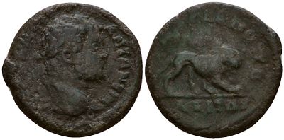 Римская Империя, Провинция Нижняя Мезия, Маркианополь AE 198 - 217 (артикул 1100-8-16). Каракалл 