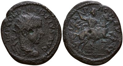 Римская Империя, Провинция Фракия, Деульт AE 238 - 244 (артикул 1100-8-43). Гордиан III, бюст 