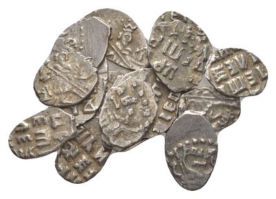 Россия лот из 16 монет конец XVII века (артикул KOM1-11-05). Петр I серебро