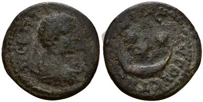 Римская Империя, Провинция Фракия, Августа Траяна AE 209 - 211 (артикул 1100-8-11). Гета, бюст 