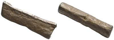 Новгород полтина, половина платежного слитка — гривны новгородского типа XIV-XV век (артикул 