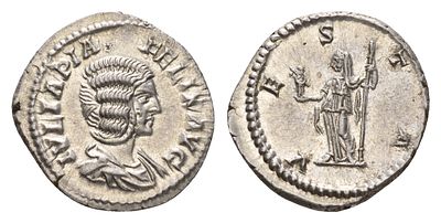 Римская Империя денарий 213 (артикул 00-902-92). Юлия Домна, жена Септимия Севера, IVLIA PIA 