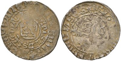 Богемия 1 грош 1471-1516 (артикул 272-825). Владислав II Добрый (1471-1516) серебро MB 16