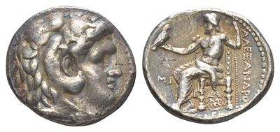 Государство Селевкидов тетрадрахма 312-305 гг. до н.э. (артикул 00-812-17). Селевк I Никатор (с 