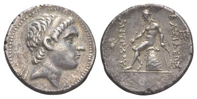 Государство Селевкидов тетрадрахма 213-205 гг. до н.э. (артикул 00-812-18). Антиох III Великий 