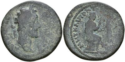 Римская Империя, Провинция Вифиния-Понт, Никомедия AE 138 - 161 (артикул 1100-7-64)