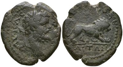 Римская Империя, Провинция Нижняя Мезия, Маркианополь AE 193 - 211 (артикул 1100-7-57)