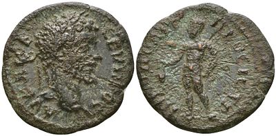 Римская Империя, Провинция Нижняя Мезия, Никополь-на-Истре AE 193 - 211 (артикул 1100-7-65)