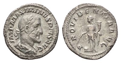 Римская Империя денарий 235-236 (артикул 1073-1-85). Максимин I Фракиец, IMP MAXIMINVS PIVS AVG 