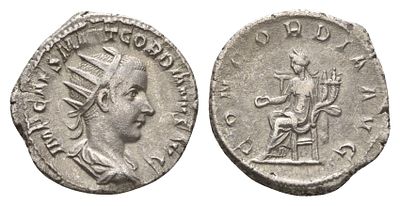 Римская Империя антониниан 240 (артикул 1073-2-21). Гордиан III, IMP CAES M ANT GORDIANVS AVG 