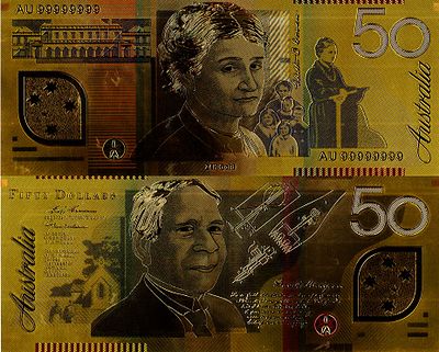 Австралия 50 долларов 1995 (артикул 415-7-1). года образца подлинной купюры, переливающиеся 