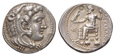 Македонское Царство тетрадрахма 325-323 гг. до н.э. (артикул 00-903-93). Александр III Великий 