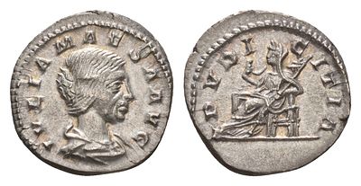 Римская Империя денарий 221-222 (артикул 00-902-93). Юлия Меса, бабка Элагабала, IVLIA MAESA 