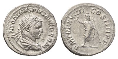 Римская Империя антониниан 216 (артикул 1073-1-13). Каракалла, ANTONINVS PIVS AVG GERM, бюст 