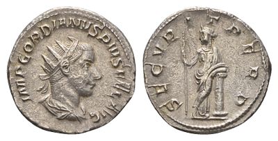 Римская Империя антониниан 243-244 (артикул 1073-2-14). Гордиан III, IMP GORDIANVS PIVS FEL AVG 