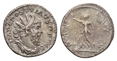 Римская Империя, императоры в Галлии антониниан 263 (артикул 1073-2-44). Постум, IMP C POSTVMVS 