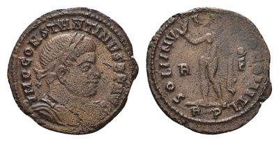 Римская Империя нуммий 313 (артикул 443-1435). Константин I Великий, IMP CONSTANTINVS P F AVG 