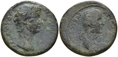 Римская Империя, Провинция Азия, Лидия, Фиатира AE 50 - 54 (артикул 1100-7-51)