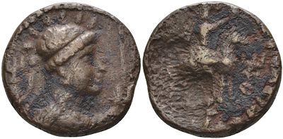 Кушанское Царство терадрахма 90 - 113 (артикул 1073-19-41). Вима Такто (Сотер Мегас), голова 