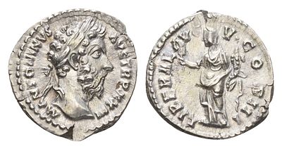 Римская Империя денарий 169-170 (артикул 00-816-40). Марк Аврелий, M ANTONINVS AVG TR P XIII 