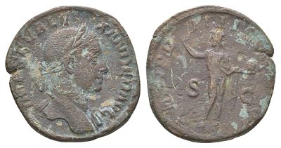 Римская Империя сестерций 230 (артикул 1100-11-34). Александр Север, IMP SEV ALEXANDER AVG 