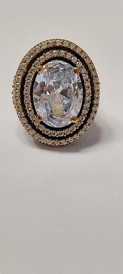 טבעת כסף וזהב מרהיבה ואיכותית חדשה מחנות 
עשויה כסף סטרלינג 925 חתום טבעת כסף בציפוי זהב 14 