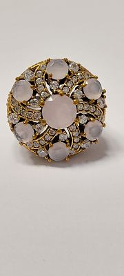 טבעת כסף וזהב מרהיבה ואיכותית חדשה מחנות 
עשויה כסף סטרלינג 925 חתום טבעת כסף בציפוי זהב 14 קראט 