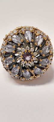 טבעת כסף מרהיבה ואיכותית חדשה מחנות שנסגרה 
עשויה כסף סטרלינג 925 חתום ראש הטבעת 
בציפוי 