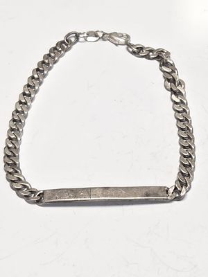 צמיד כסף וינטג בסגנון גורמט מחנות שנסגרה כסף סטרלינג 925 חתום 
ישראל שנות ה60/70 המאה ה20 גוף 