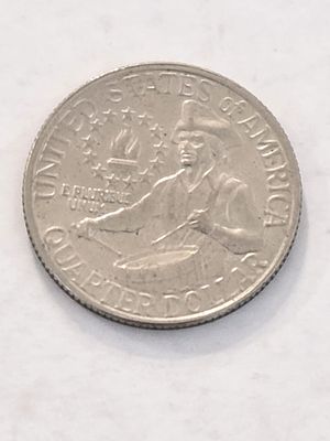 מטבע אספנות רבע דולר QUARTER DOLLAR 
ארצות הברית שנת הנפקה 1976 
יום העצמאות 200 בין השנים 