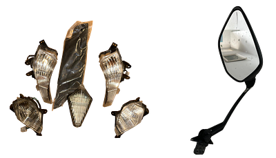 לוט חלקי חילוף ותוספות טימקס 530 (דגם יהלום) 2012-2016 - . הלוט כולל: 
פנסי איתות קדמיים 