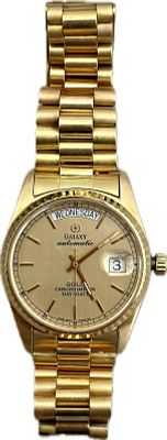 שימו לב לעדכון! שעון יוקרה, זהב מלא 18K - 750 יום + תאריך. הבעלים הוריד את המחיר!!! 
שעון זהב 