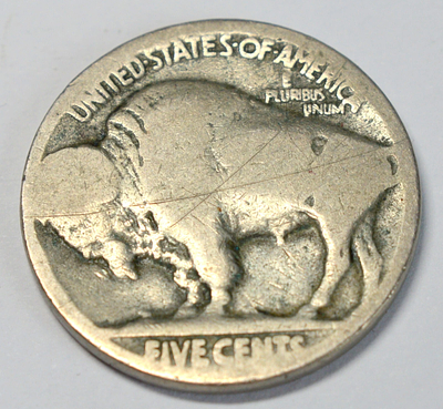 מטבע Buffalo “Indian Head” ללא תאריך – Dateless U.S אספנות. מטבע אותנטי מהמערב הפרוע – עיצוב 