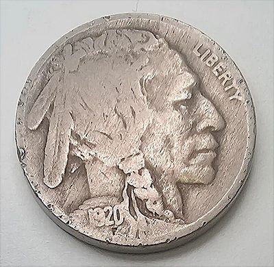 מטבע 5 סנט “בופאלו” (Indian Head) – 1920, הטבעת פילדלפיה. פרטים: 
נומינל: 5 סנט (ניקל) • 