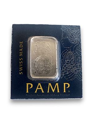 מטיל פלטינה 1 גרם PAMP Suisse Lady Fortuna Veriscan 999.5. תעודת Assayer - סריאלי C399056 תואם 