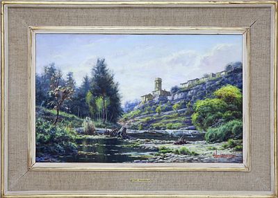 PAISAJE. MIGUEL TORT MASGRAU (Barcelona, 1920) &Oacute;leo sobre lienzo Firmado "M Tort Masgrau" en 