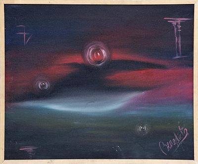 SIN T&Iacute;TULO. BENEDICTO Acr&iacute;lico sobre lienzo Firmado "Benedicto" en el &aacute;ngulo inferior derecho. 