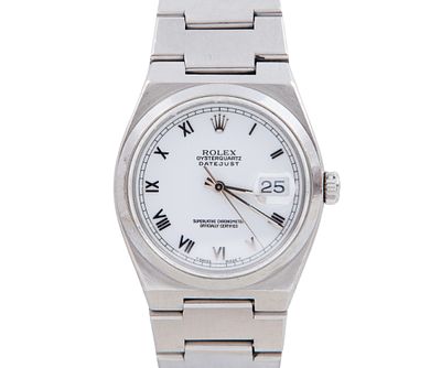 RELOJ ROLEX DATEJUST EN ACERO. CUARZO. Reloj Rolex Datejust realizado en acero. Movimiento de 